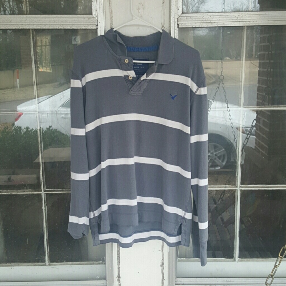 Two American Eagle O. mens Medium long sleeve