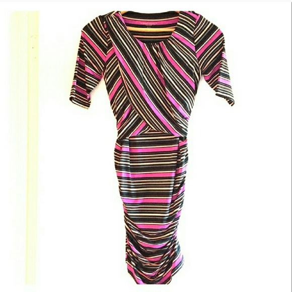 Liz Lange Dresses & Skirts - Striped Maternity Dress