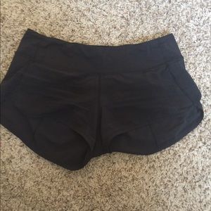 lululemon athletica speed shorts