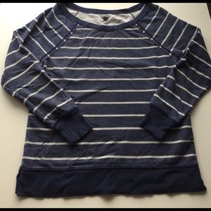 Aerie navy and silver light sweatshirt