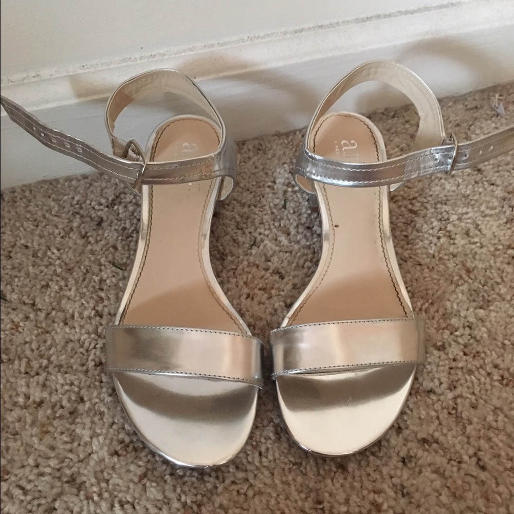 Silver heels