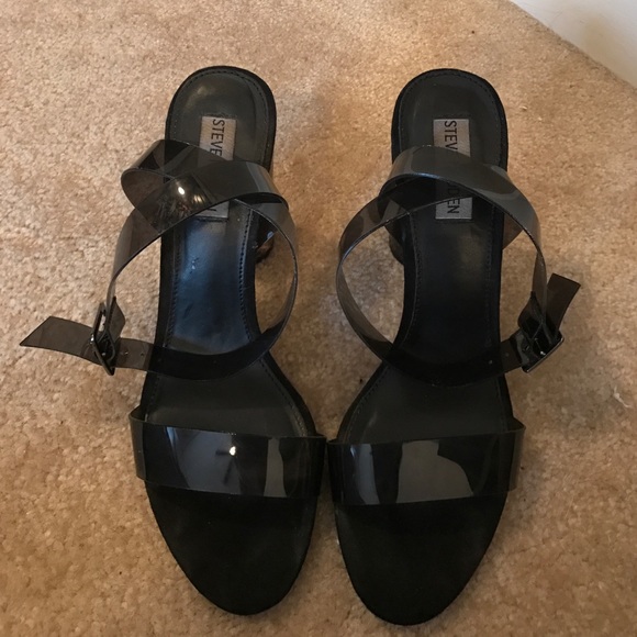 steve madden clearer clear heels