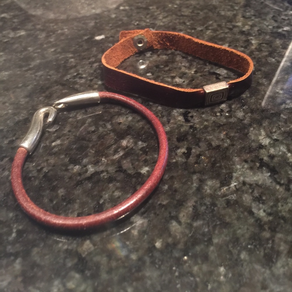 ⭐️SALE⭐️ Two Leather Bracelets