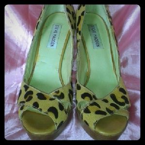 Cheetah Steve Madden heels.