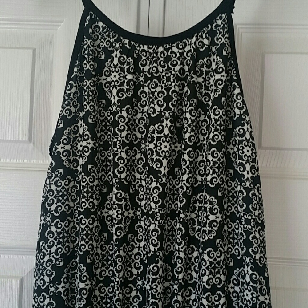 Black & White Print Jumpsuit