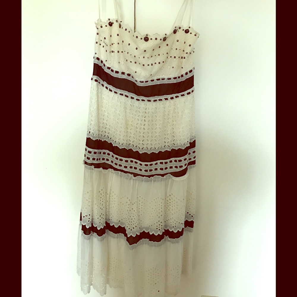 Bcbg eyelet dress