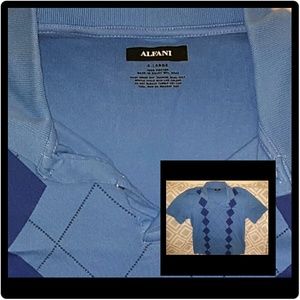 Alfani argyle Polo shirt