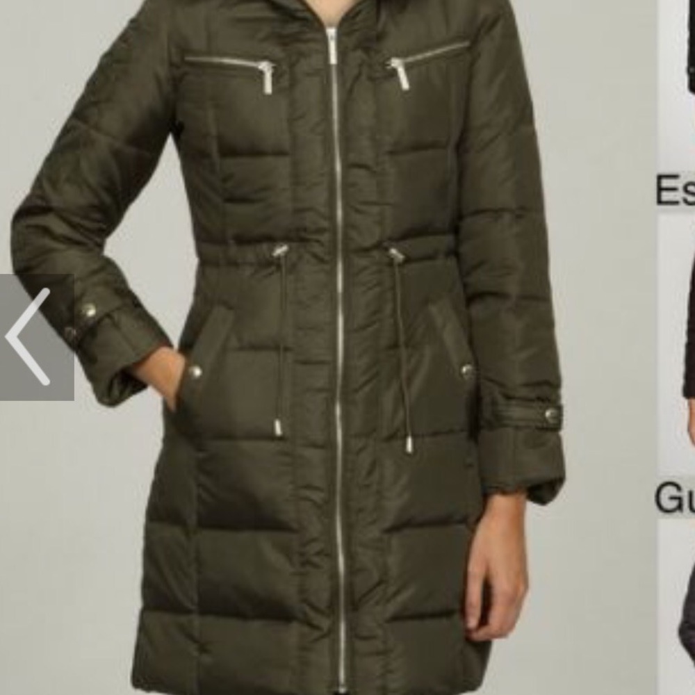 Michael Kors dark olive down parka ☃️