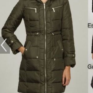 Michael Kors dark olive down parka ☃️