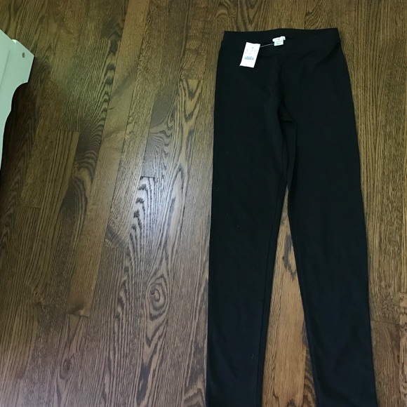 Girls jcrew black leggings. Brand new! - Picture 1 of 2