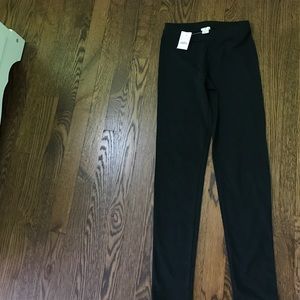 Girls jcrew black leggings. Brand new!