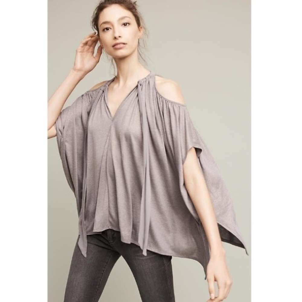 Anthropologie Tulay Open Shoulder Top