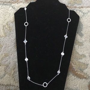 Long Lia Sophia Silver Necklace