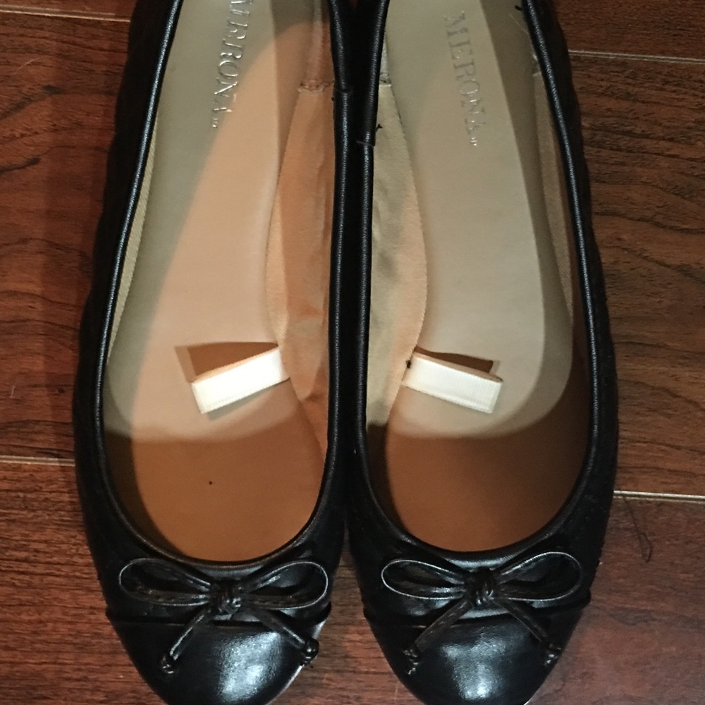 Merona black flats