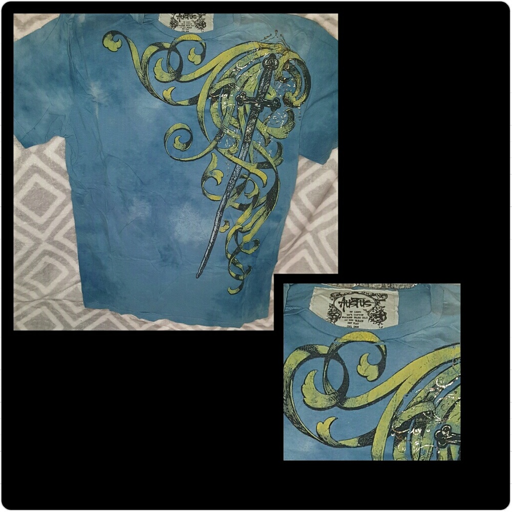 Austin light XL t shirt sword design