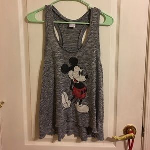 Grey Mickey Mouse tank top