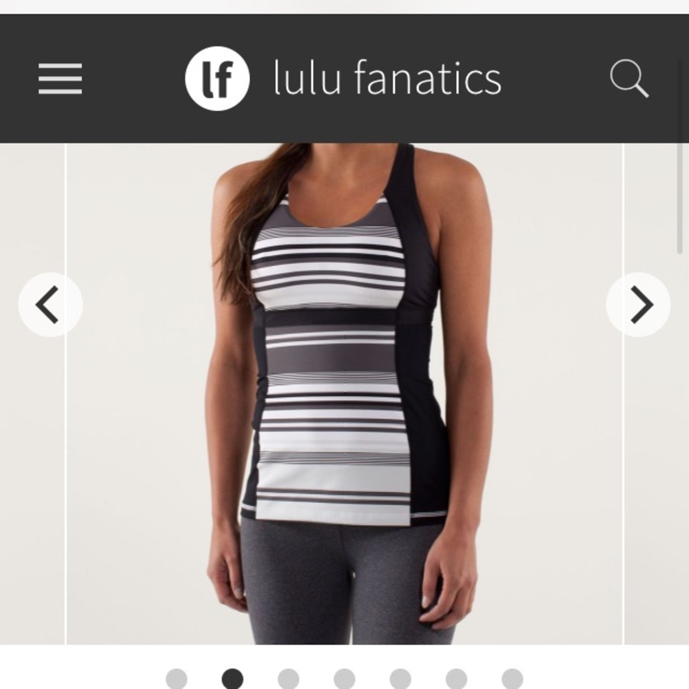Lululemon tank top EUC size 6