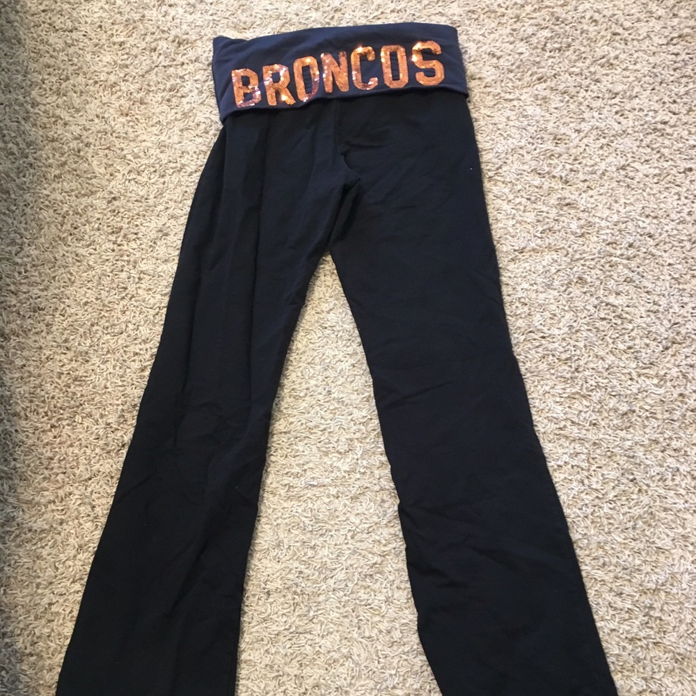 VS PINK Denver Broncos yoga pants