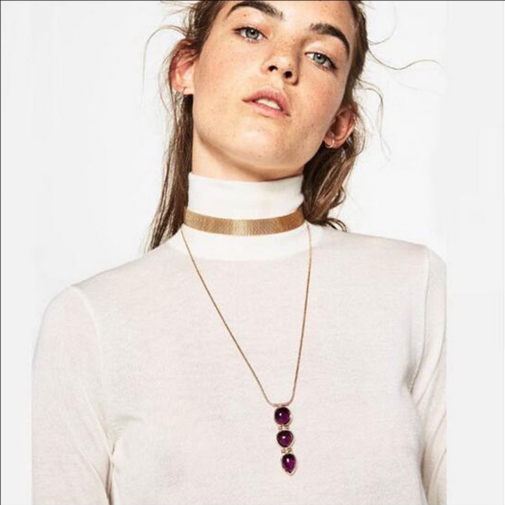 New Choker With Drop Down Necklace 💎💋