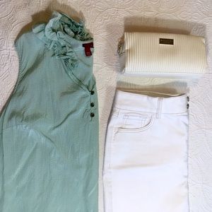 Merona Ruffle Collar Blouse