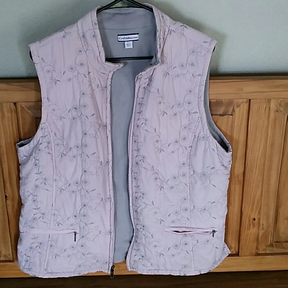 Pink and Grey Vest