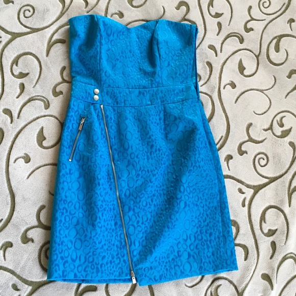 Laundry by Design Dresses & Skirts - Electric Blue Leopard Cocktail Dress