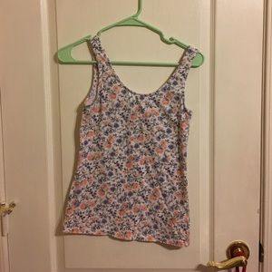 Floral tank top