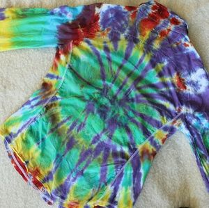 Converse Tops - Upcycled Tie Dye Converse Light Cotton Blouse Converse Tops - Upcycled Tie Dye Converse Light Cotton Blouse