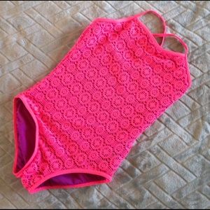 Girls childrens place one piece swim suit