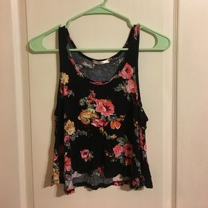 Floral crop top
