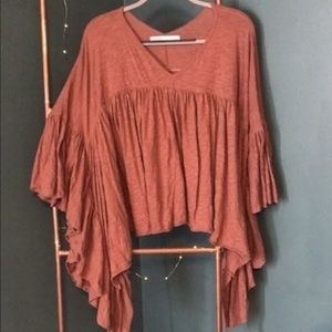 Mauve Free People Flowy Top