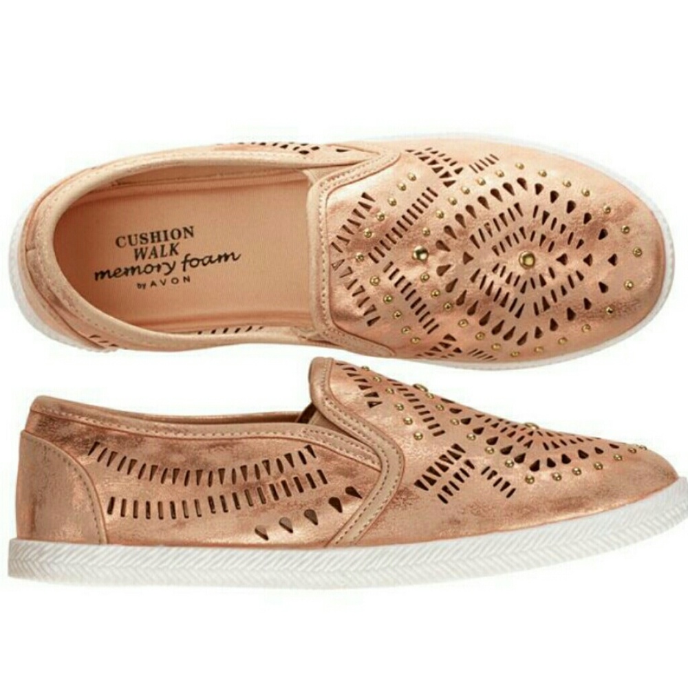 Avon Laser Cut Memory Foam Sneakers