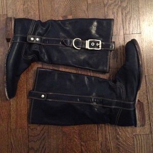 Great Condition Black Coach Boots!