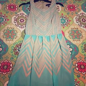 Mint/teal dress