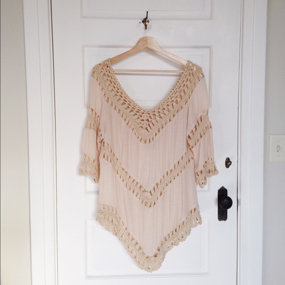 Urban Outfitters crochet tunic