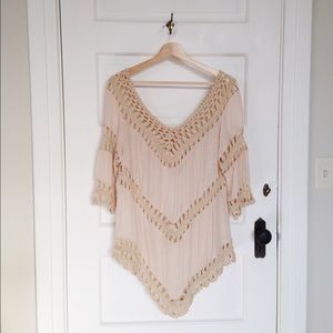 Urban Outfitters crochet tunic