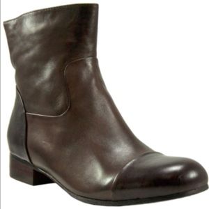 All leather ankle boot