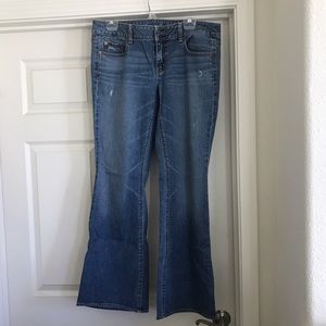 AEO artist size 14 Long jeans- flare