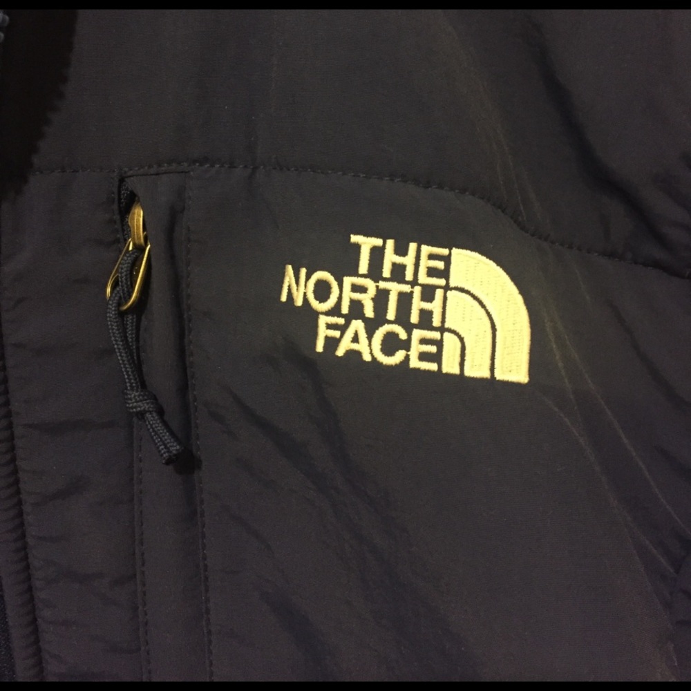 North Face fleece purple jacket