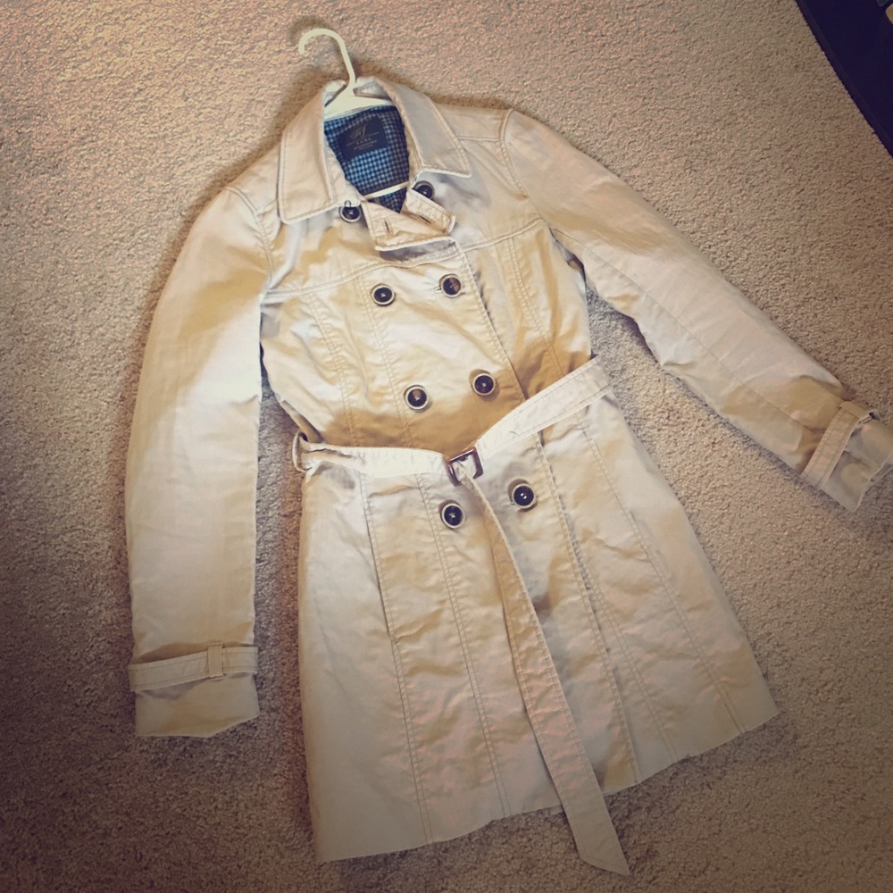 Zara beige trench coat