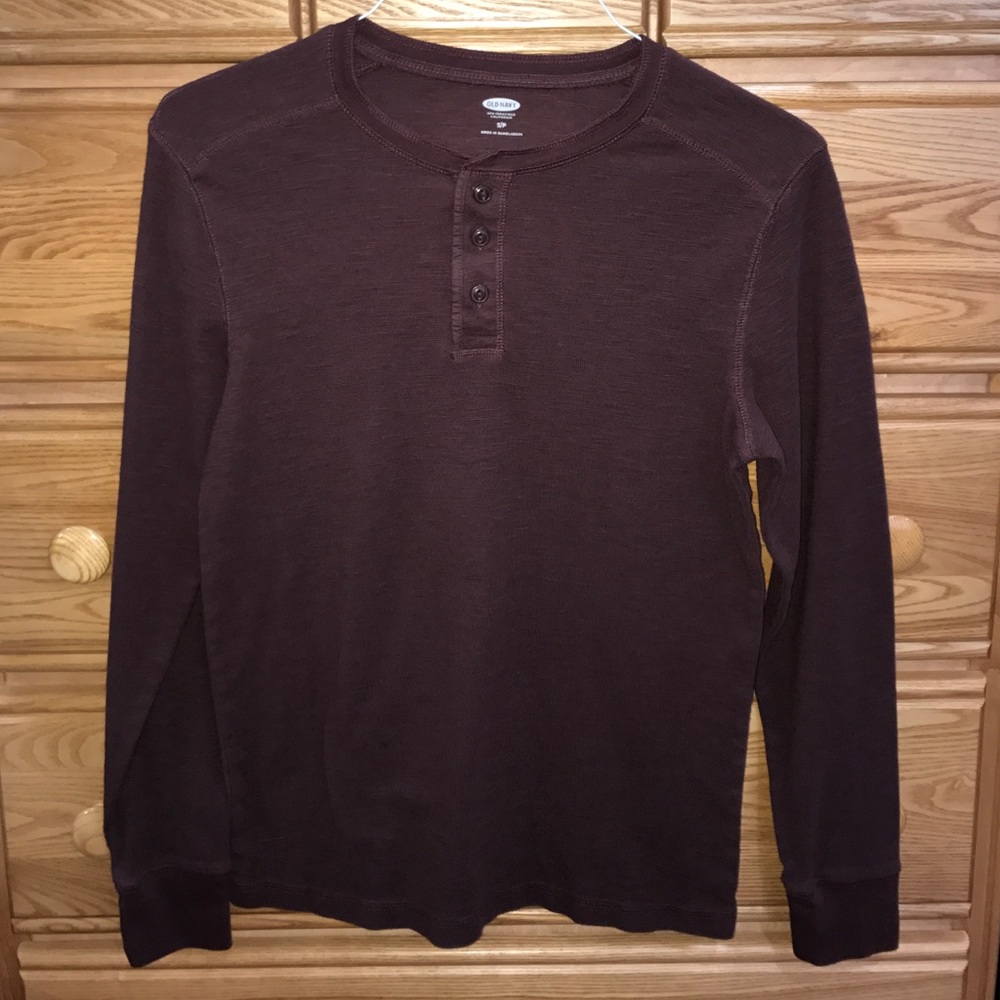 Old Navy - Men's 3 Button Henley - Size Small