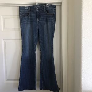 AEO Size 14 Long artist jeans-flare