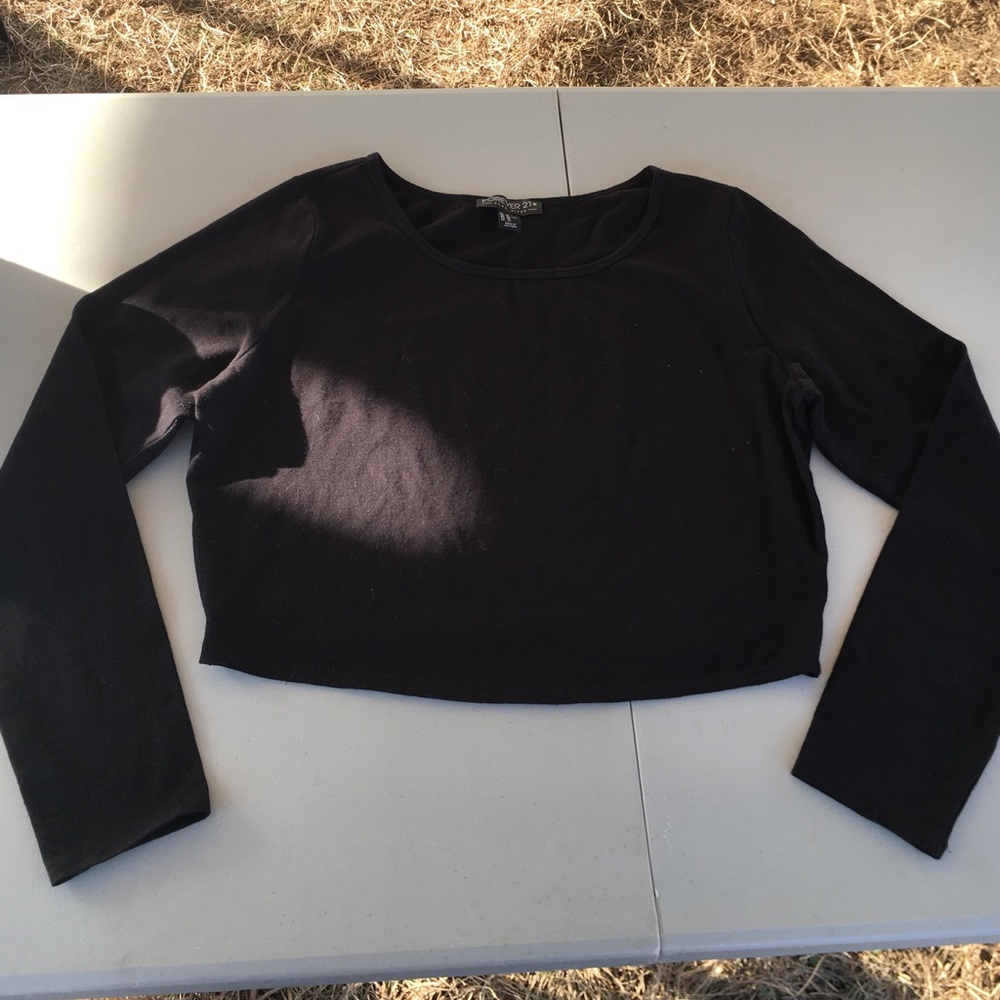 Black Crop Top