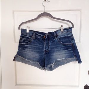 Free People jean shorts