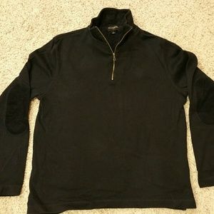 Banana Republic 1/4 Zip Turtleneck.  Navy. Large