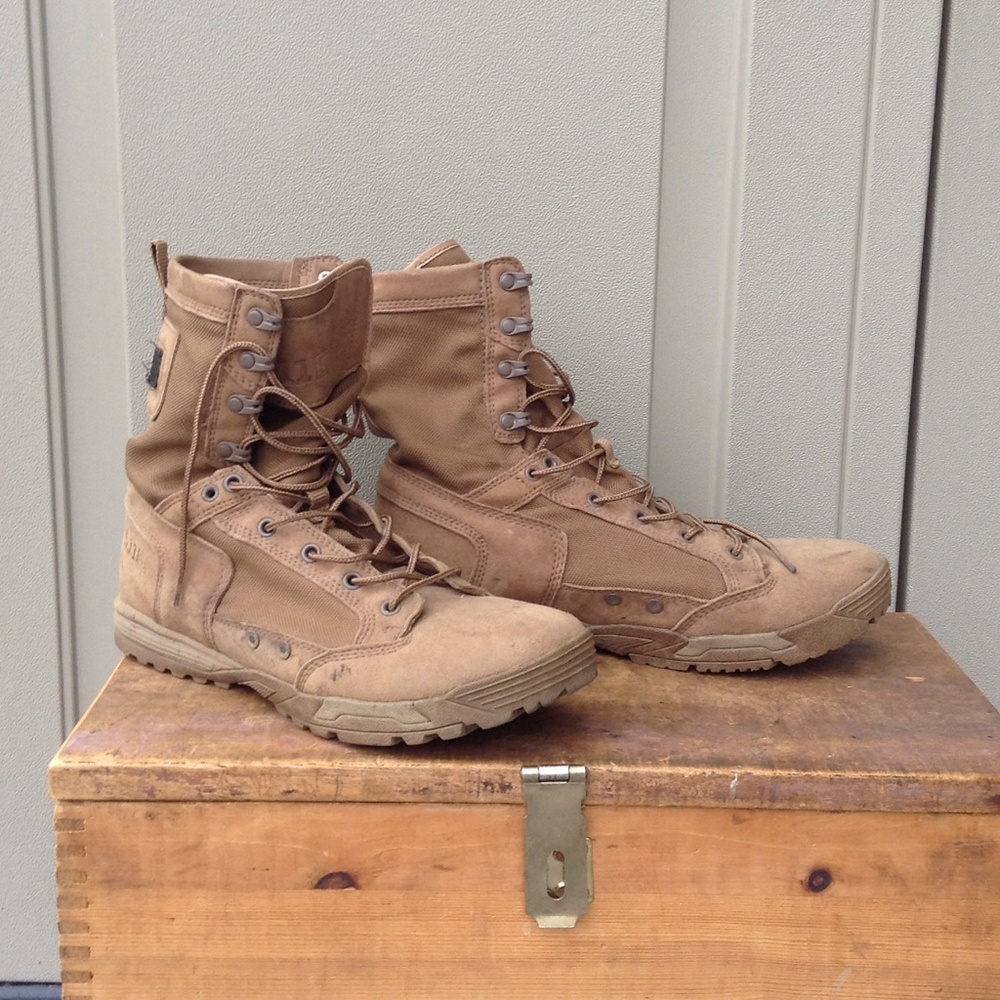5.11 Brown Suede Work Boots