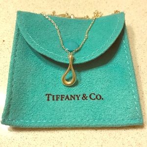 Tiffany & Co Elsa Peretti Tear Drop Necklace