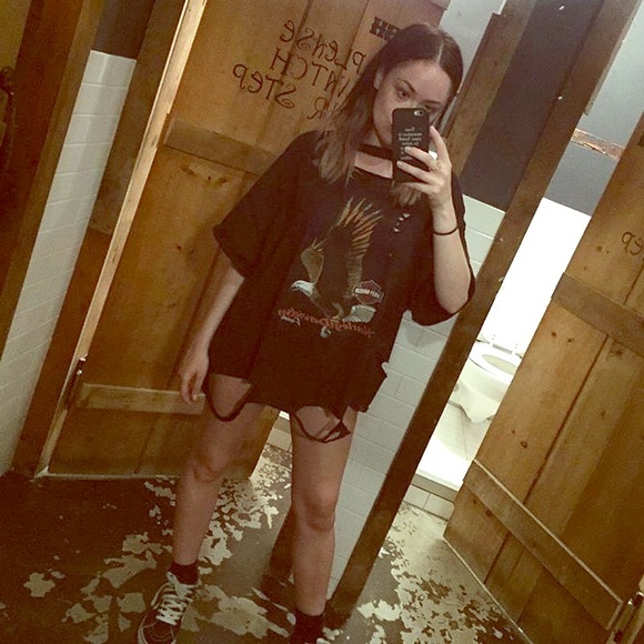 DISTRESSED HARLEY DAVIDSON AND GREATFUL DEAD TEE - Picture 2 of 3