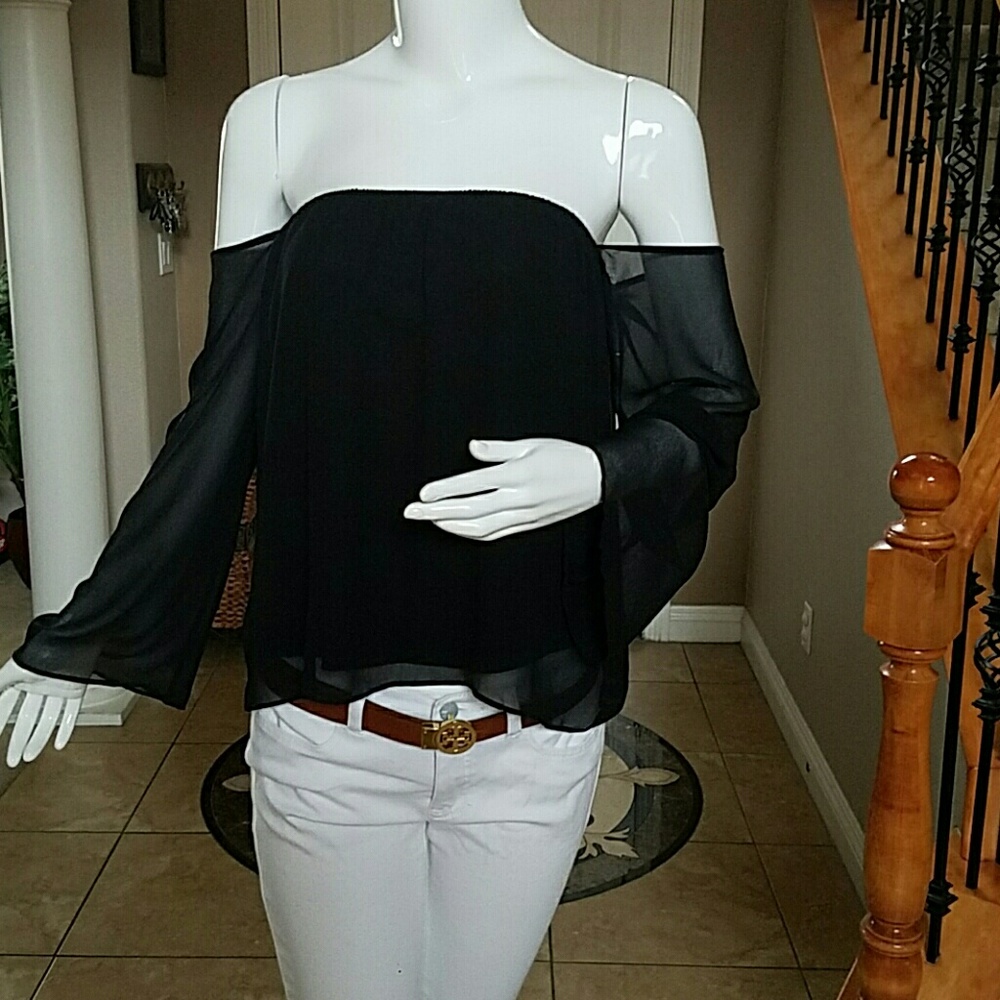 Off shoulder top.