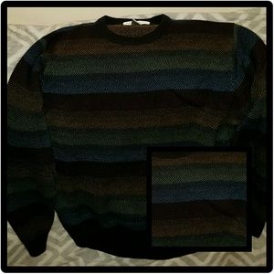 Geoffrey Beene multicolored sweater medium